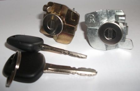 Door Lock Barrel Set, W Keys