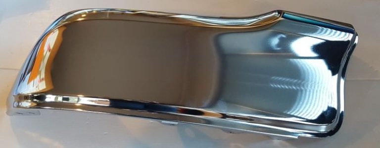 Rear Bumper End, RR Chrome