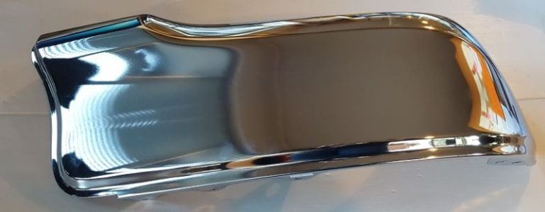 Rear Bumper End, LR Chrome