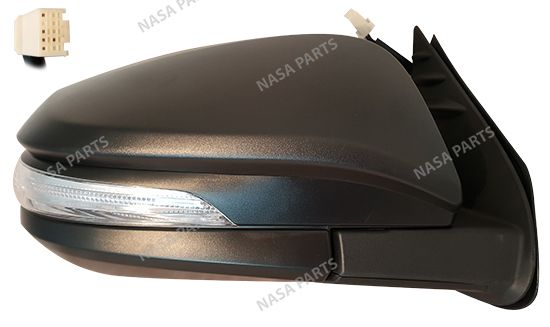 Mirror, RH Black Electric LED