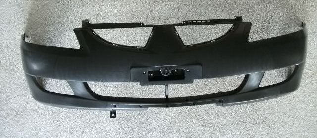 Front Bumper, Black Sedan