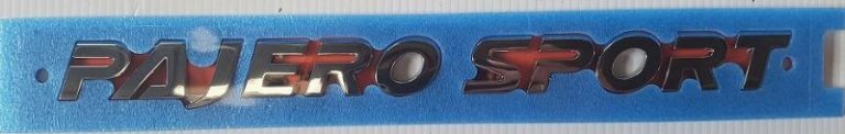 Badge, Tailgate Pajero Sport